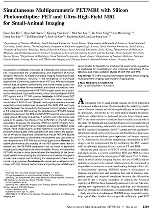 Simultaneous Multiparametric PET/MRI with Silicon Photomultiplie